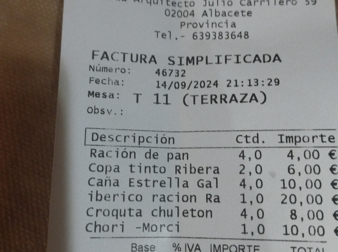 Taperia Cervecería La Sartén Albacete