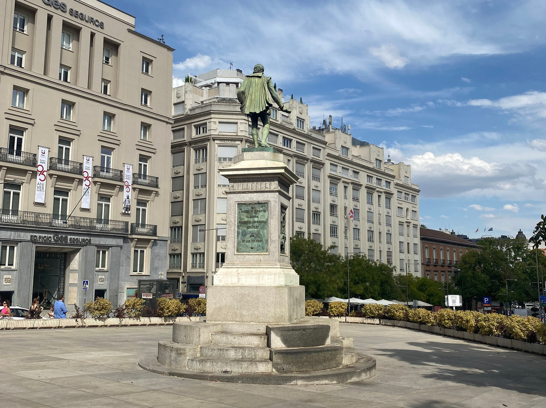 Estatua de Miguel de Cervantes-马德里必去景点