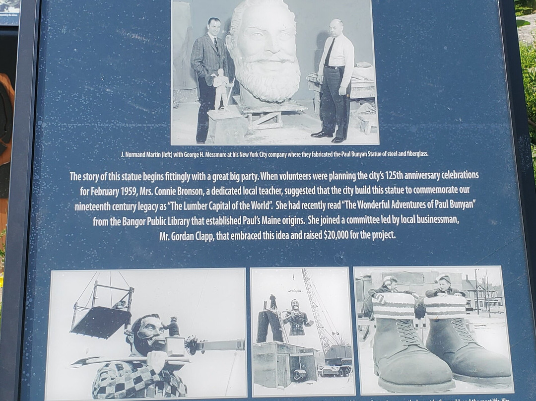 Paul Bunyan Statue-班戈必去景点