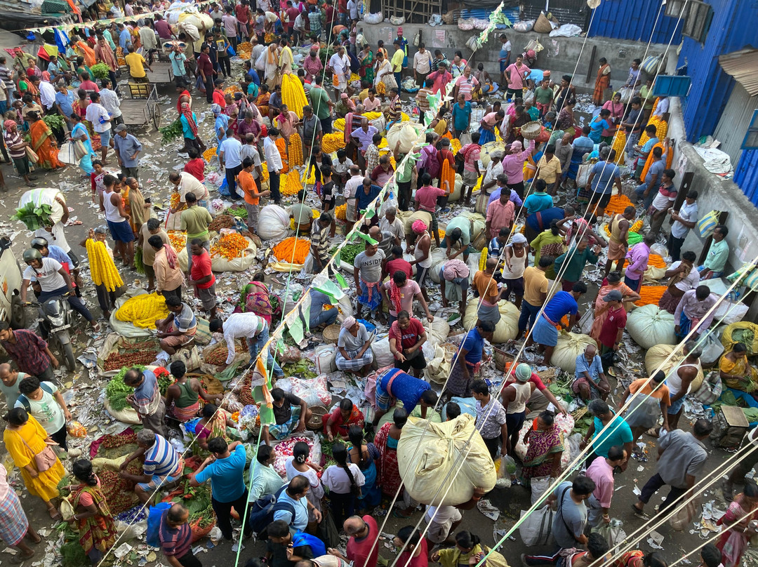 Malik Ghat Flower Market-加尔各答（亦写作“Calcutta”）必去景点