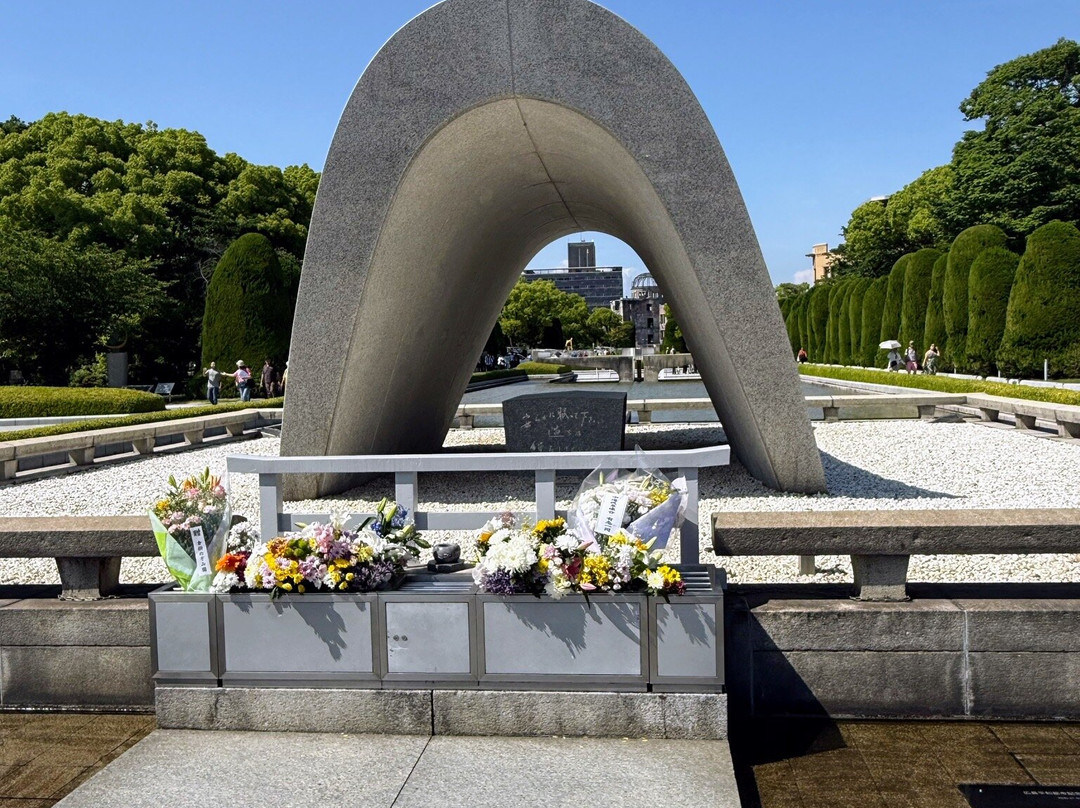 Hiroshima Peace City Monument Cenotaph for the Atomic Bomb Victims-广岛市必去景点