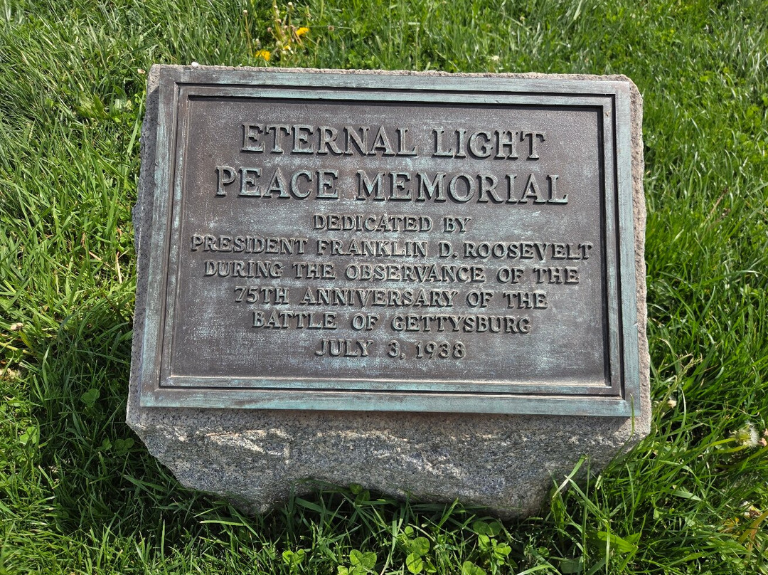 The Eternal Light Peace Memorial-葛底斯堡必去景点