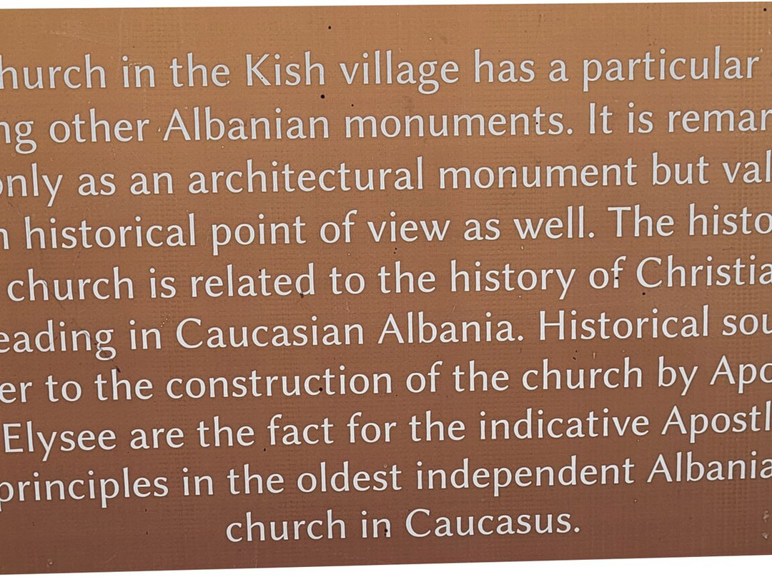 Church of Kish-Gishi必去景点