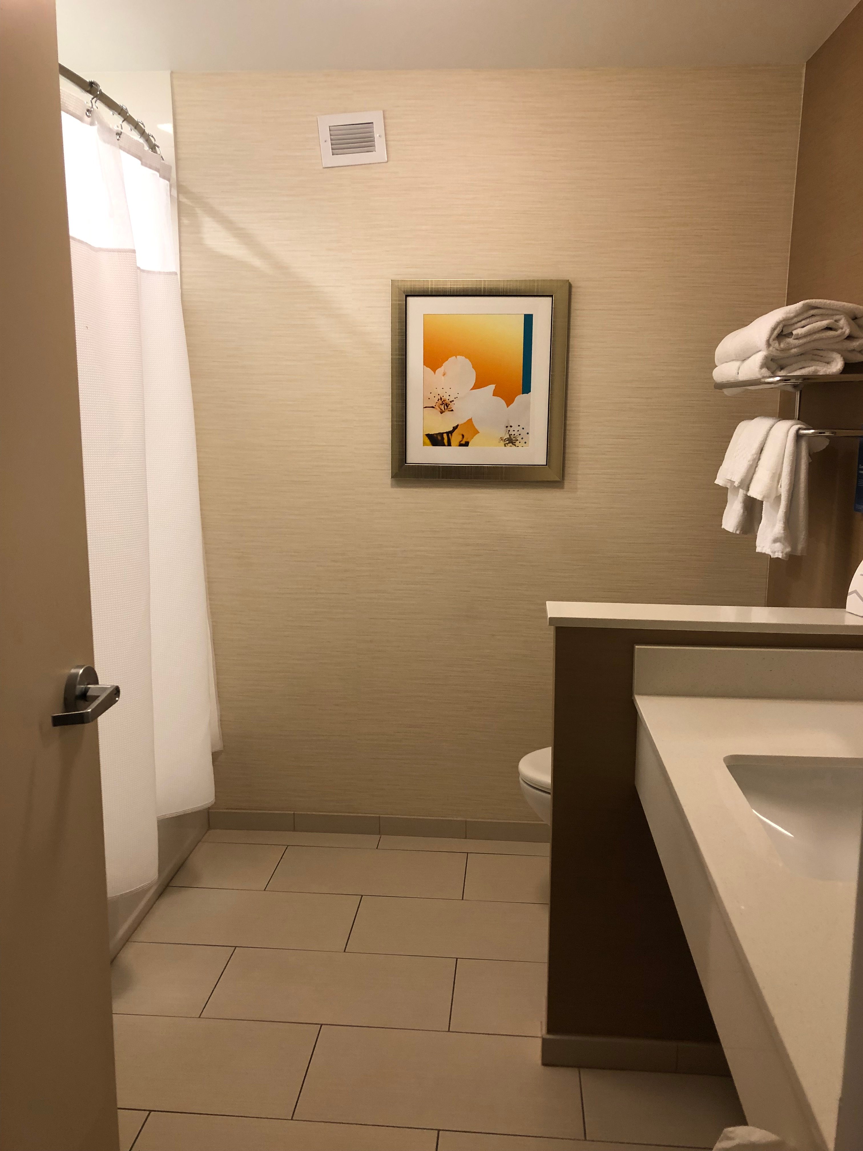 Fairfield Inn & Suites Geneva Finger Lakes-浴室