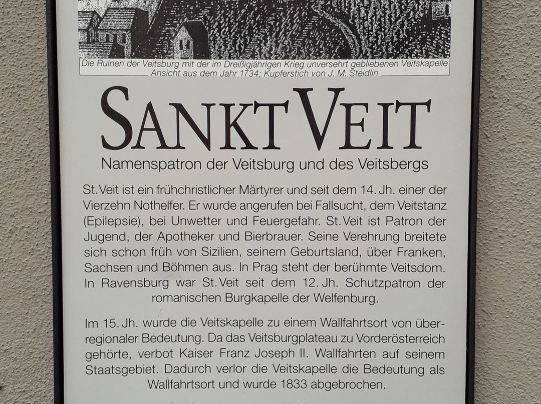 Aussichtsplateau Veitsburg景点图片