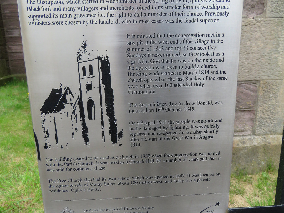 St Andrews United Free Church-Blackford必去景点