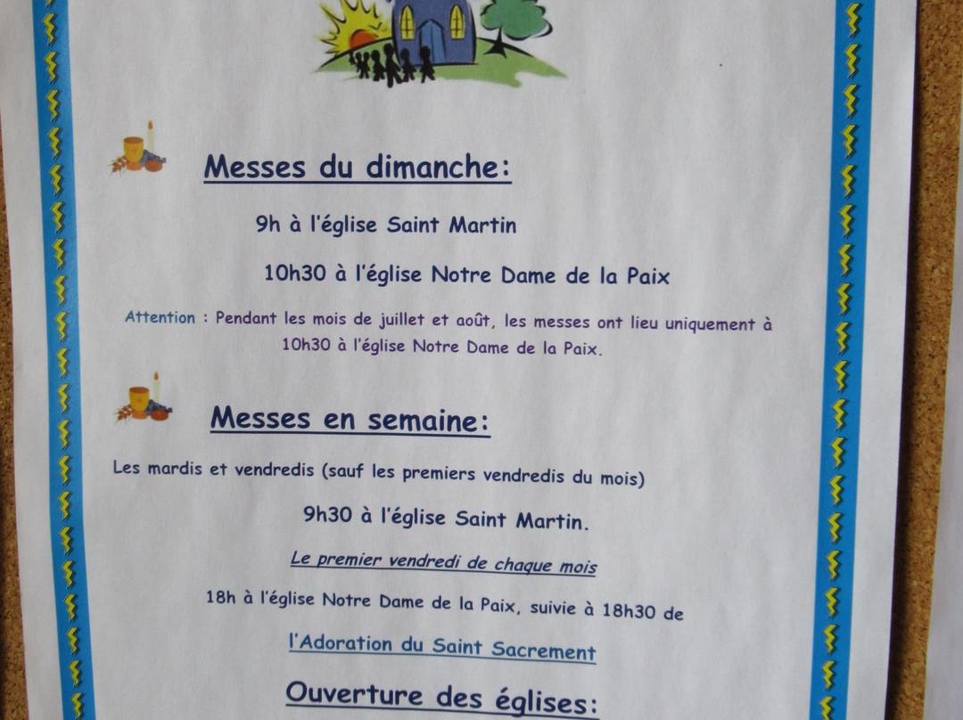 Eglise Notre Dame de la Paix景点图片