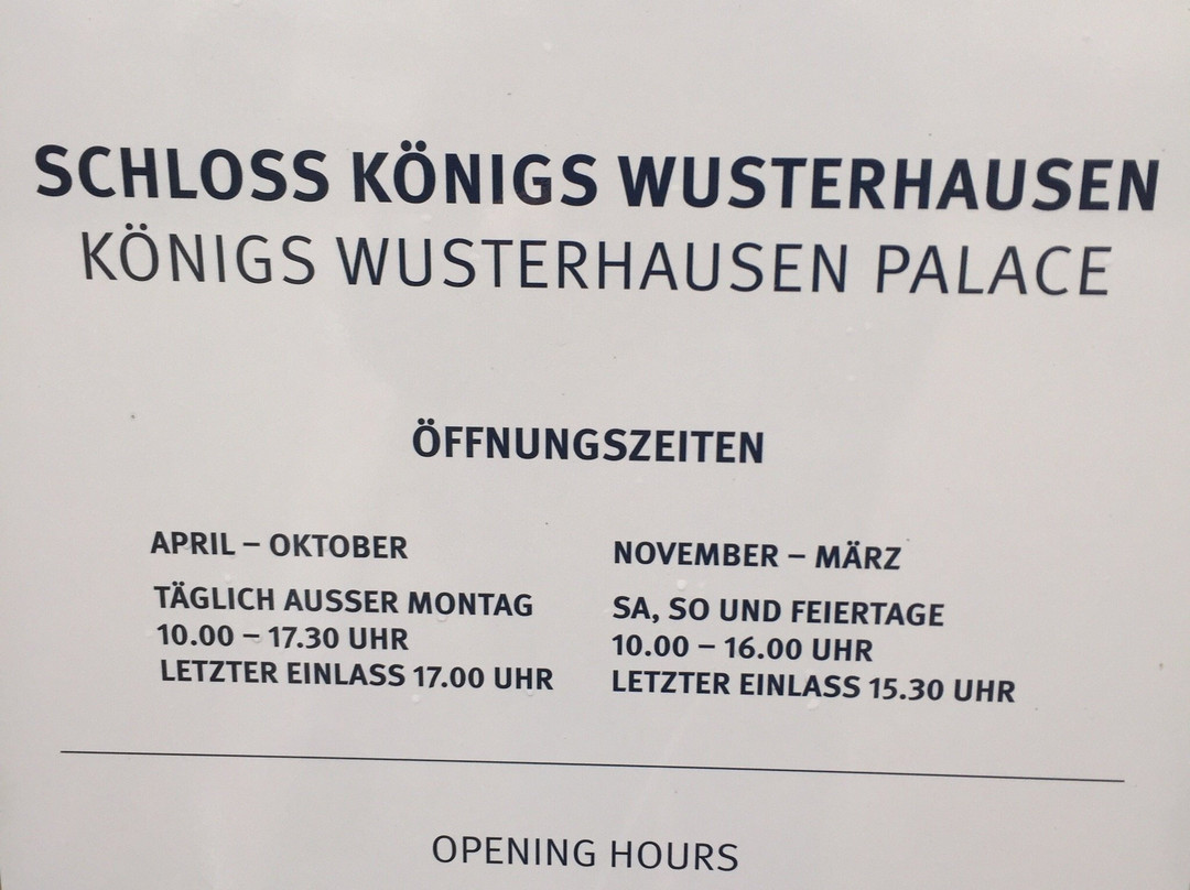 Schloss Königs Wusterhausen-Königs Wusterhausen必去景点