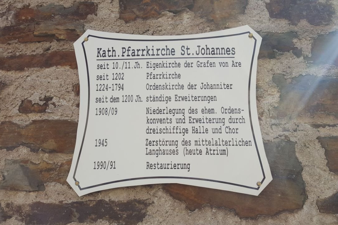 St. Johannes der Täufer Kath. Pfarrkirche in Adenau景点图片