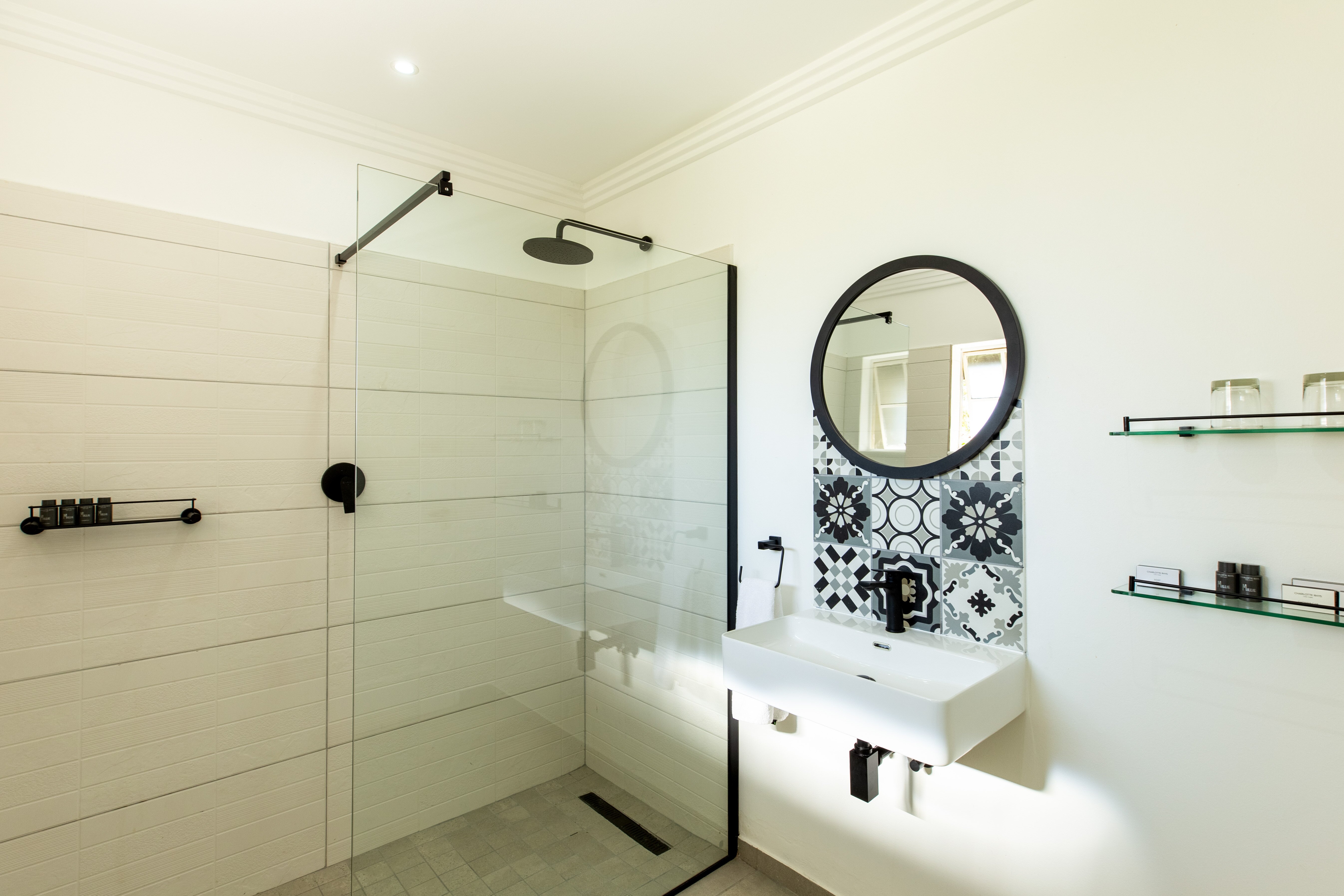 Moorcroft Manor Boutique Country Hotel-浴室