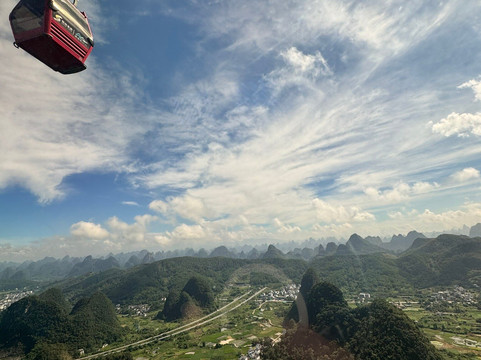 Yangshuo Cable Car-桂林市必去景点