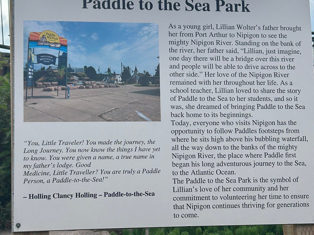 Paddle to the Sea Park-Nipigon必去景点