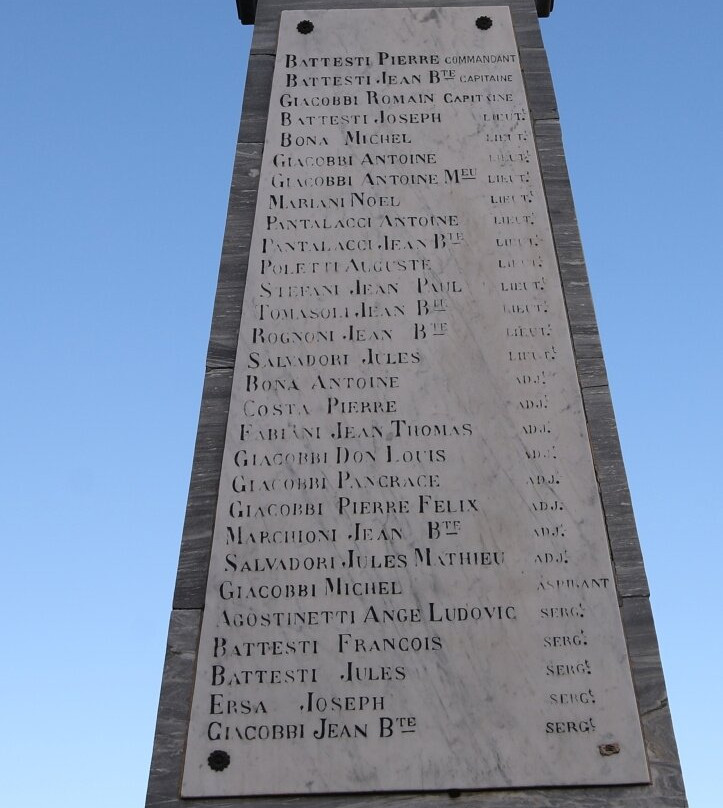 Monument aux Morts-Venaco必去景点