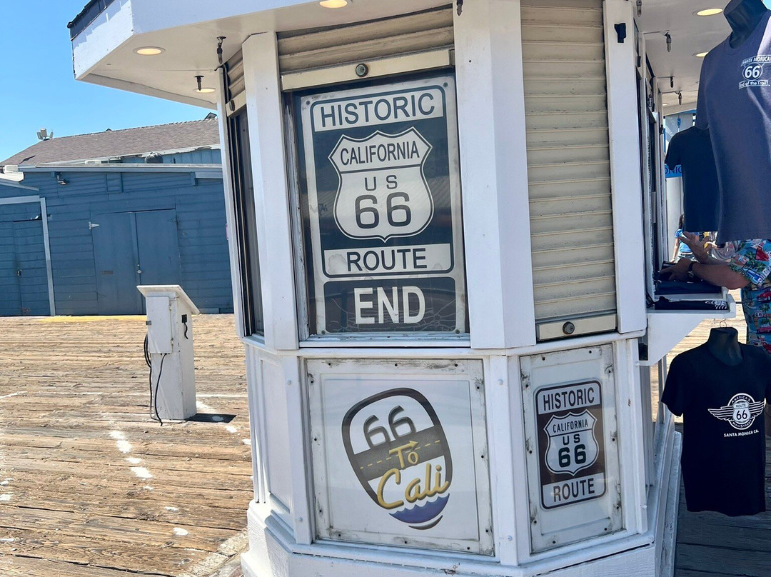 Route 66 End of the Trail Sign-圣莫尼卡必去景点