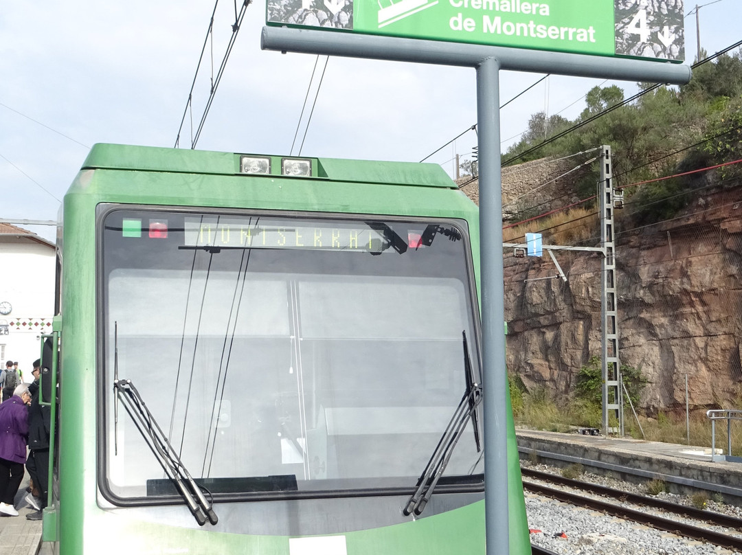 Tren cremallera de Montserrat-Monistrol de Montserrat必去景点