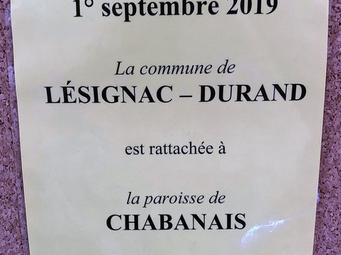 Église Saint-Pierre-ès-Liens-Lesignac-Durand必去景点