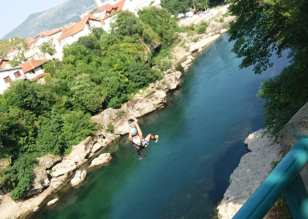 Zip line Stari Most景点图片