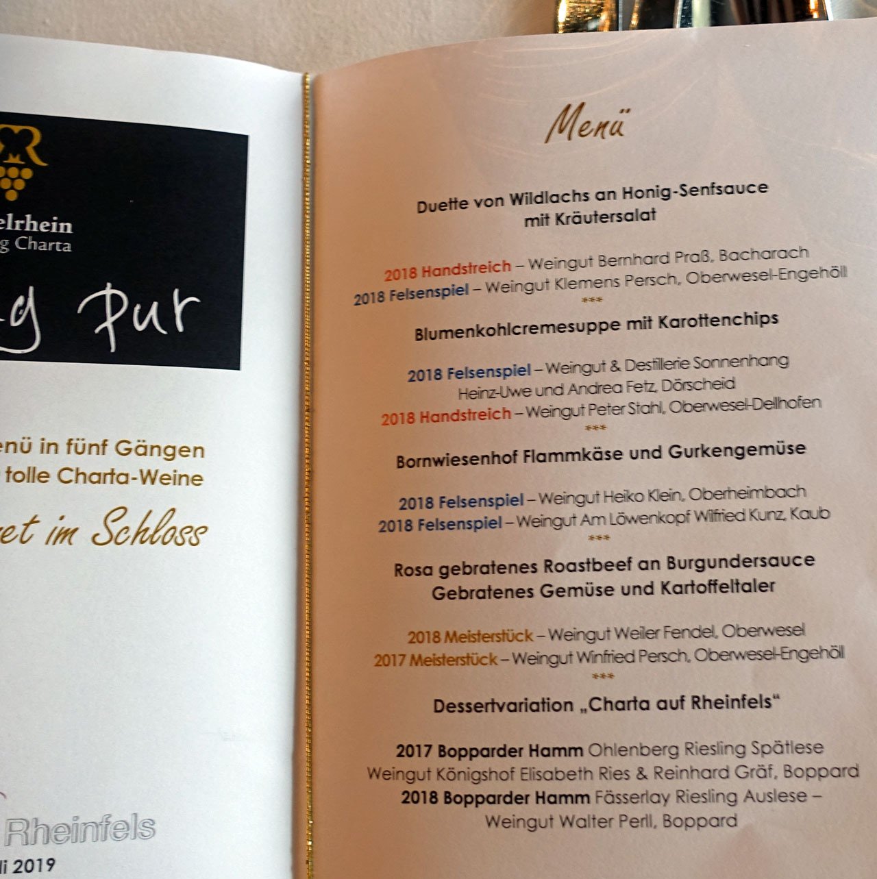 Hotel Schloss Rheinfels-餐饮