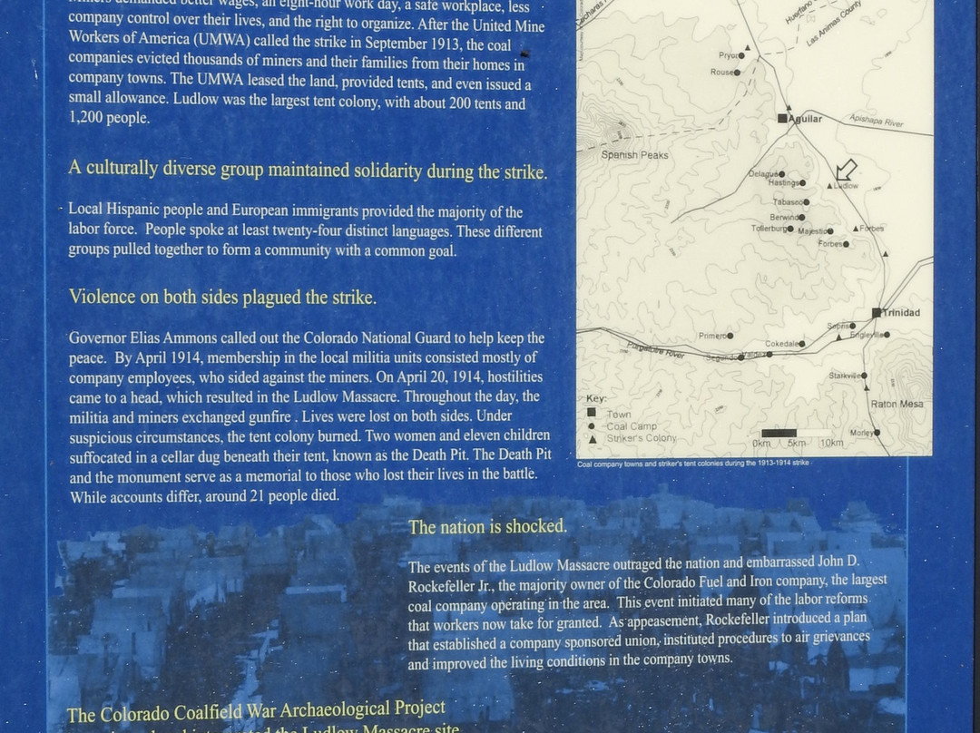 Ludlow Massacre Monument Colorado-Walsenburg必去景点