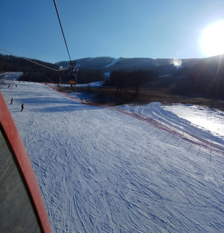 松花湖滑雪场景点图片