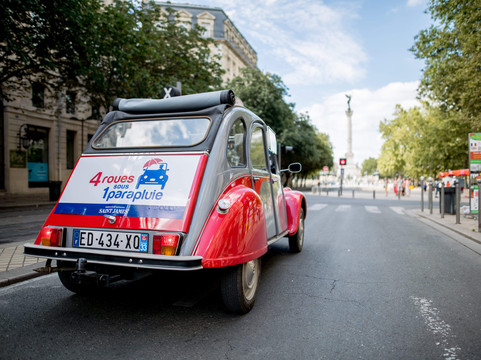 4 Roues Sous 1 Parapluie