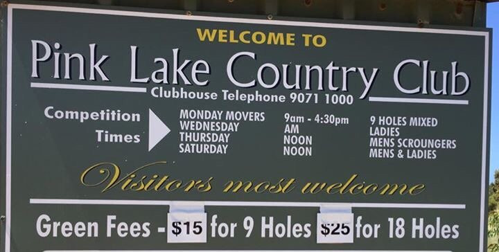 Pink Lake Golf-埃斯佩兰斯必去景点