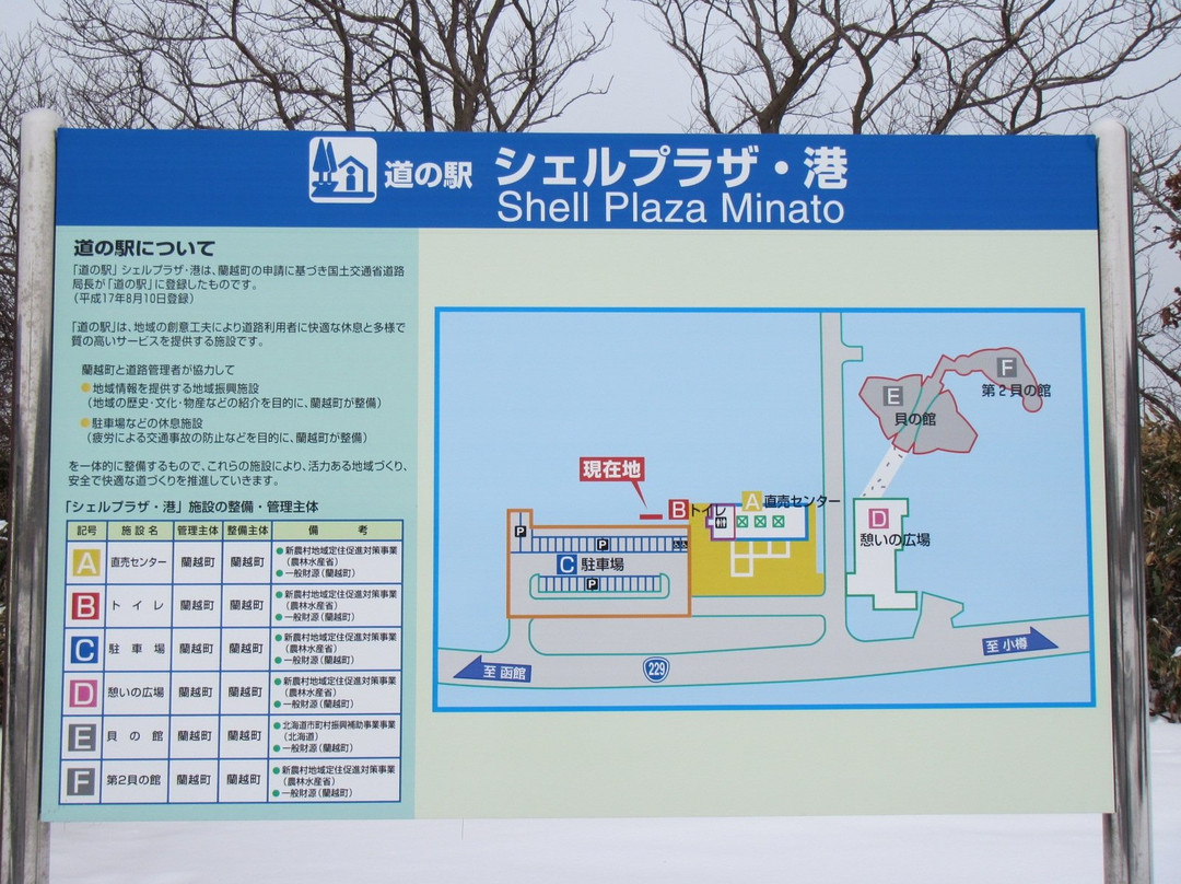 Michi-no-Eki Shell Plaza Minato-兰越町必去景点