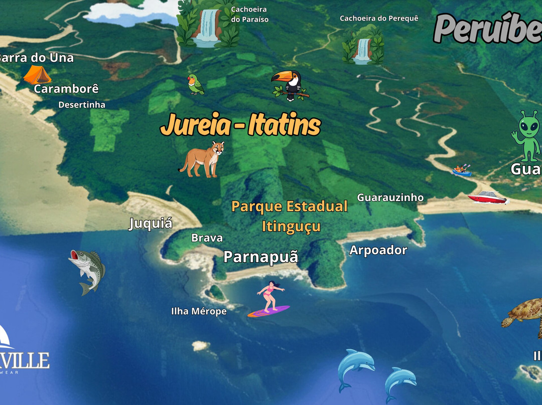 Estacao Ecologica de Jureia-Itatins-Peruibe必去景点