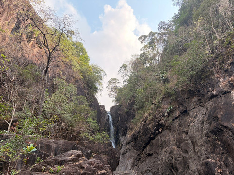 Khlong Nonsi Waterfall-象岛必去景点