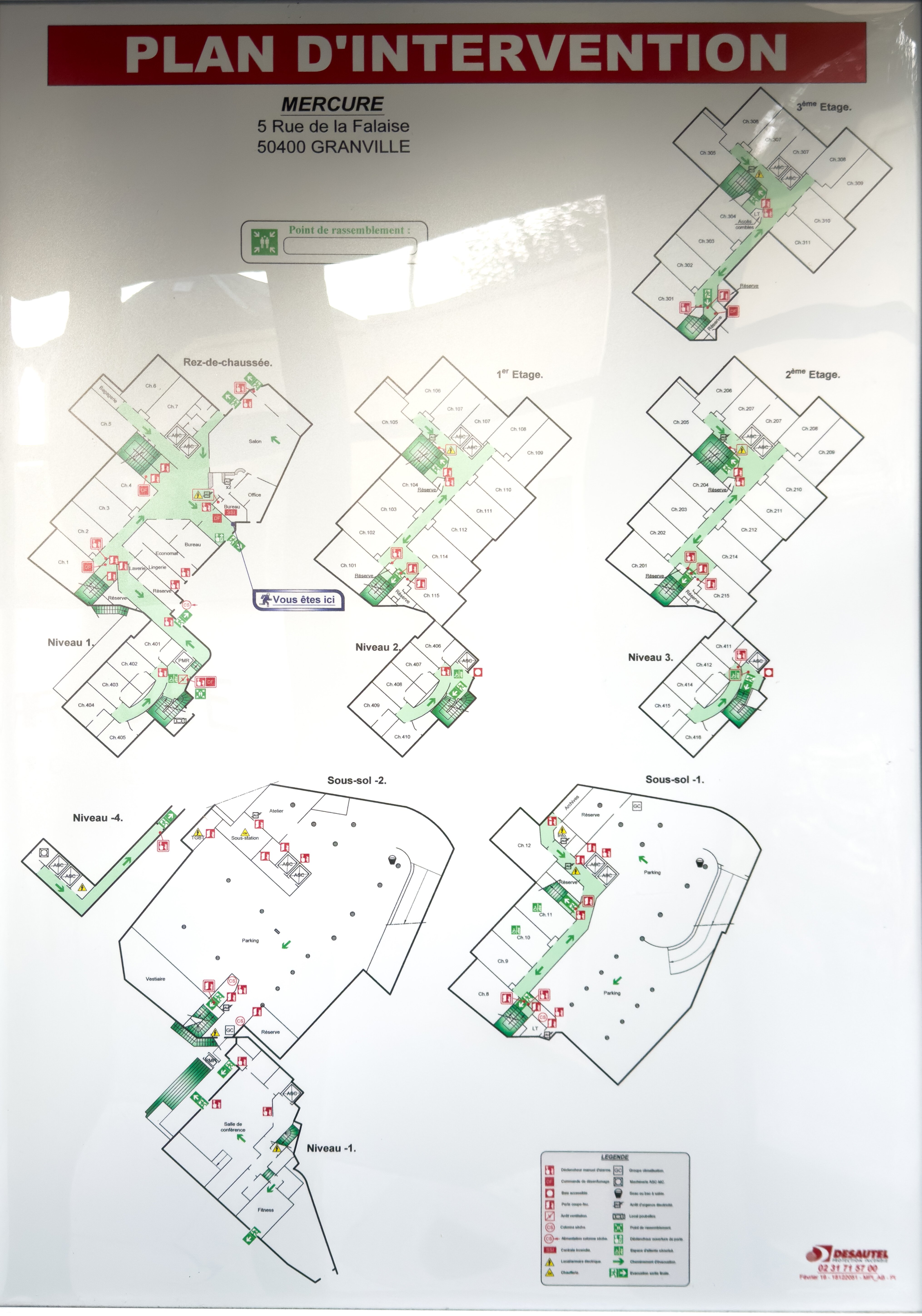 格朗维尔拉尔热美居大酒店-客卧