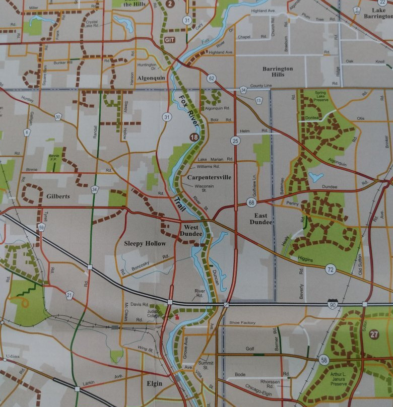 Fox River Bike Trail-圣查尔斯必去景点