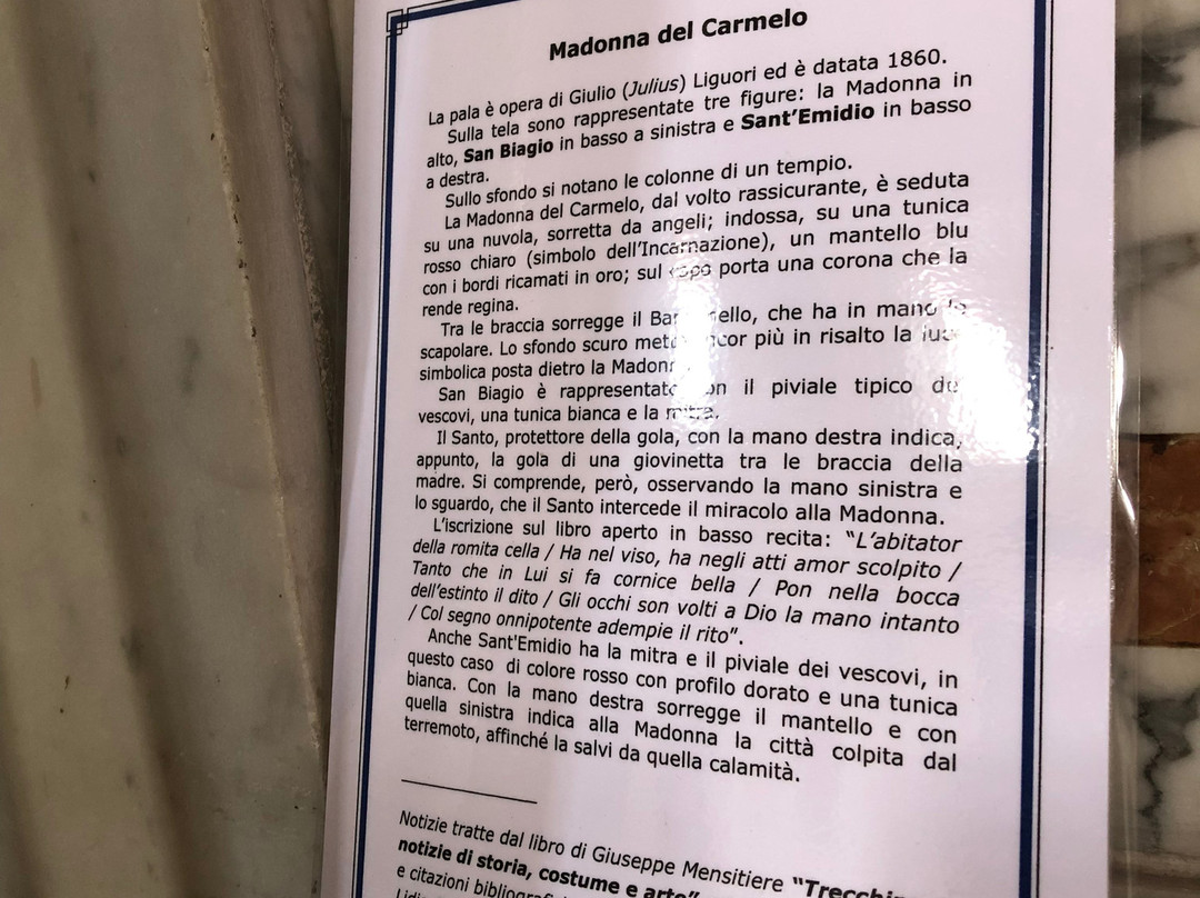 Chiesa di San Michele Arcangelo-Trecchina必去景点