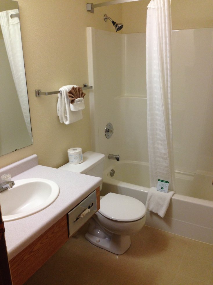 穆斯乔斯凯速8酒店-浴室