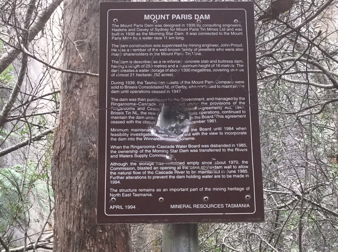 Mt Paris Dam-Branxholm必去景点