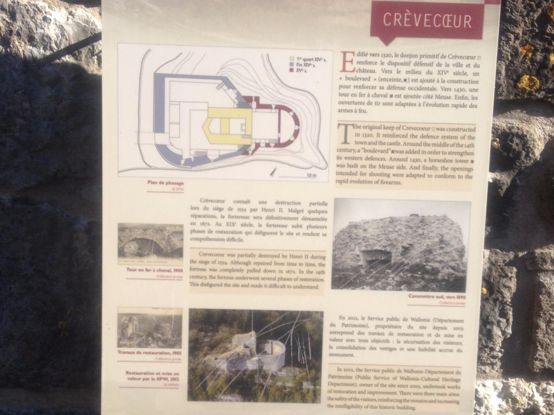 Ruines de Crevecoeur景点图片