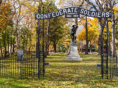 Johnson's Island Confederate Cemetery-Marblehead必去景点