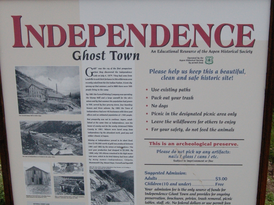 Independence Ghost Town-阿斯蓬必去景点