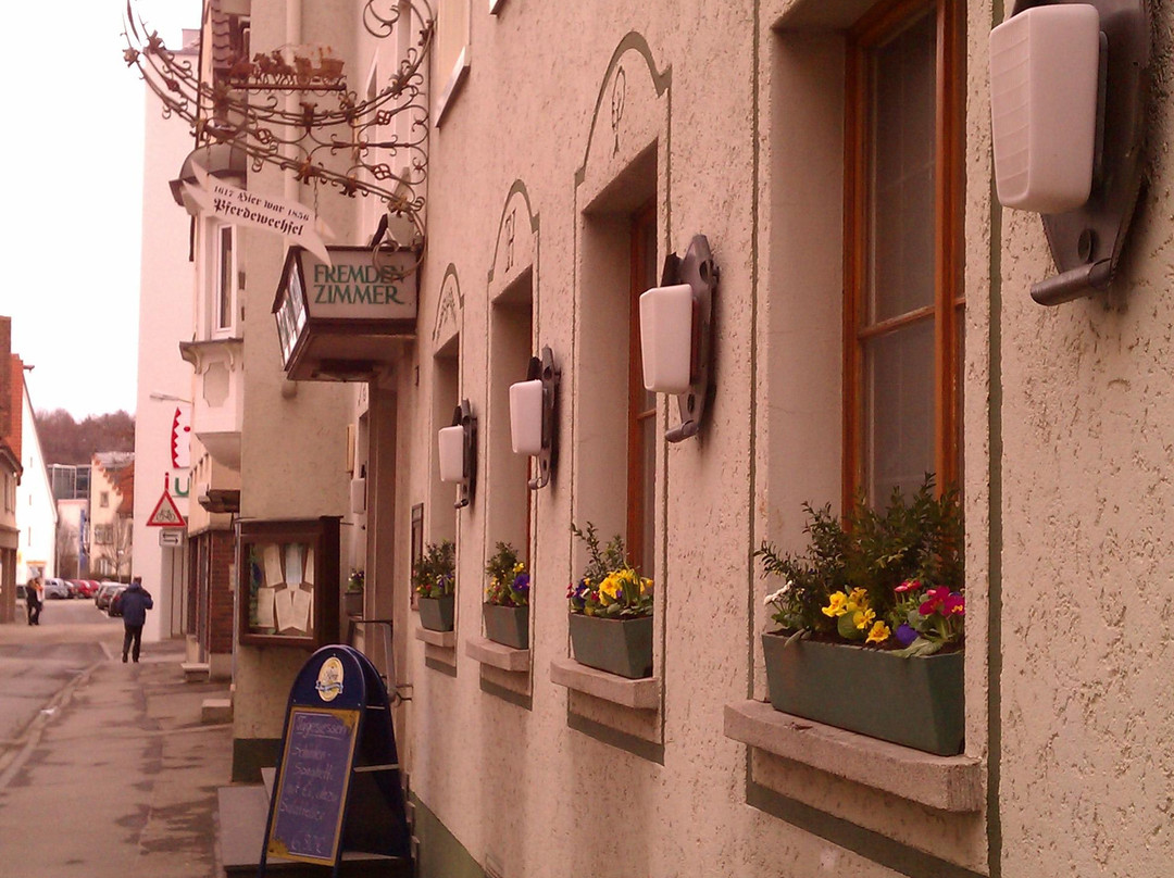 Warthausen酒店住宿-Gruener Baum Brauereigasthof