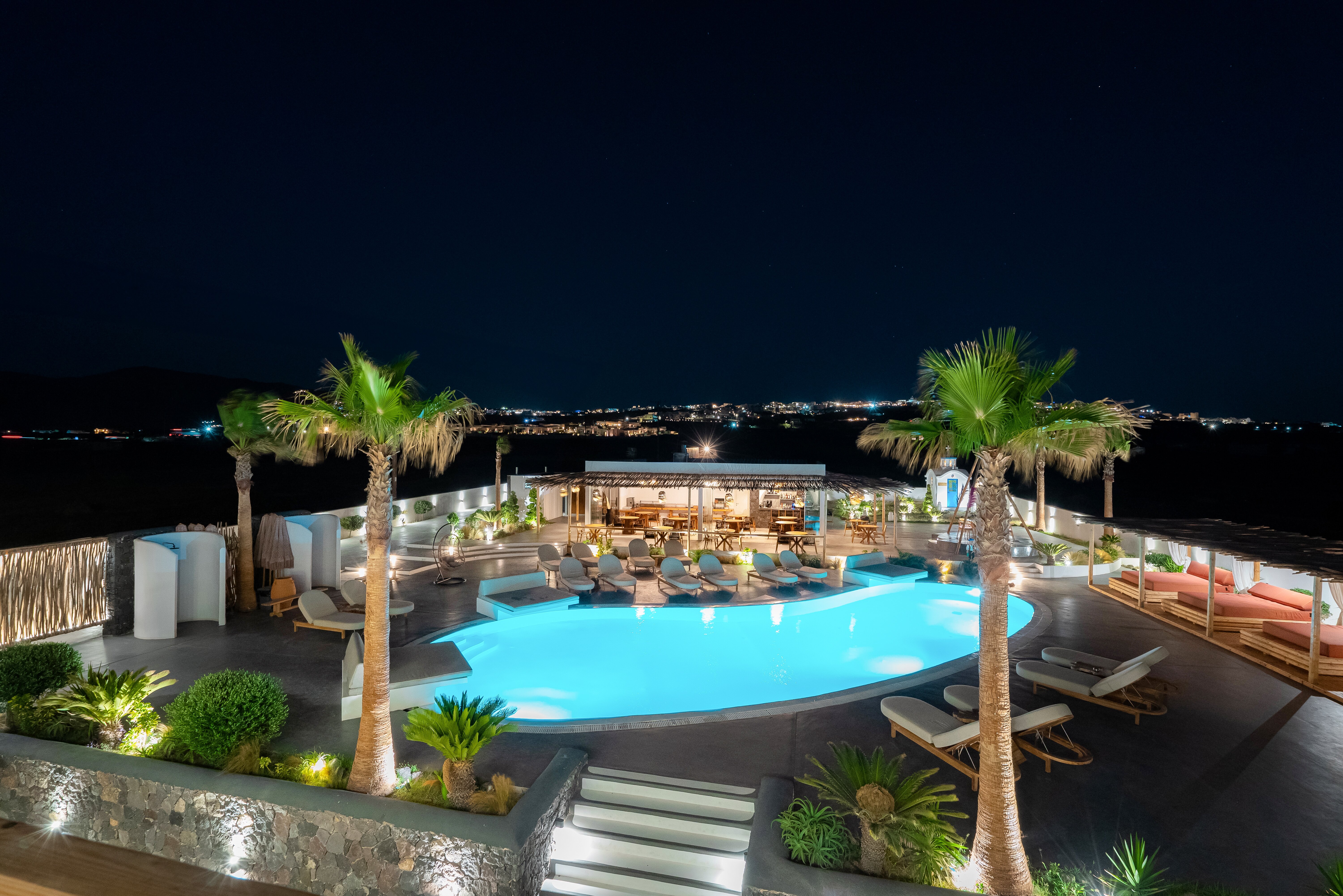 Amethyst Luxury Suites Oia-泳池