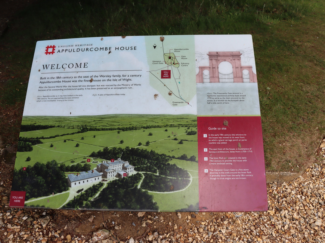 Appuldurcombe House-Wroxall必去景点