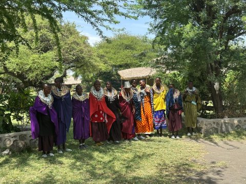 Lake Natron Maasai Giraffe Eco Lodge and Camping-浴室
