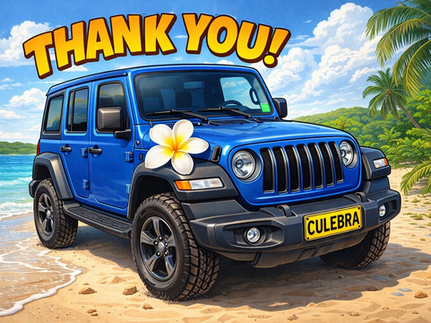 Carlos Jeep Rental-库莱布拉岛必去景点