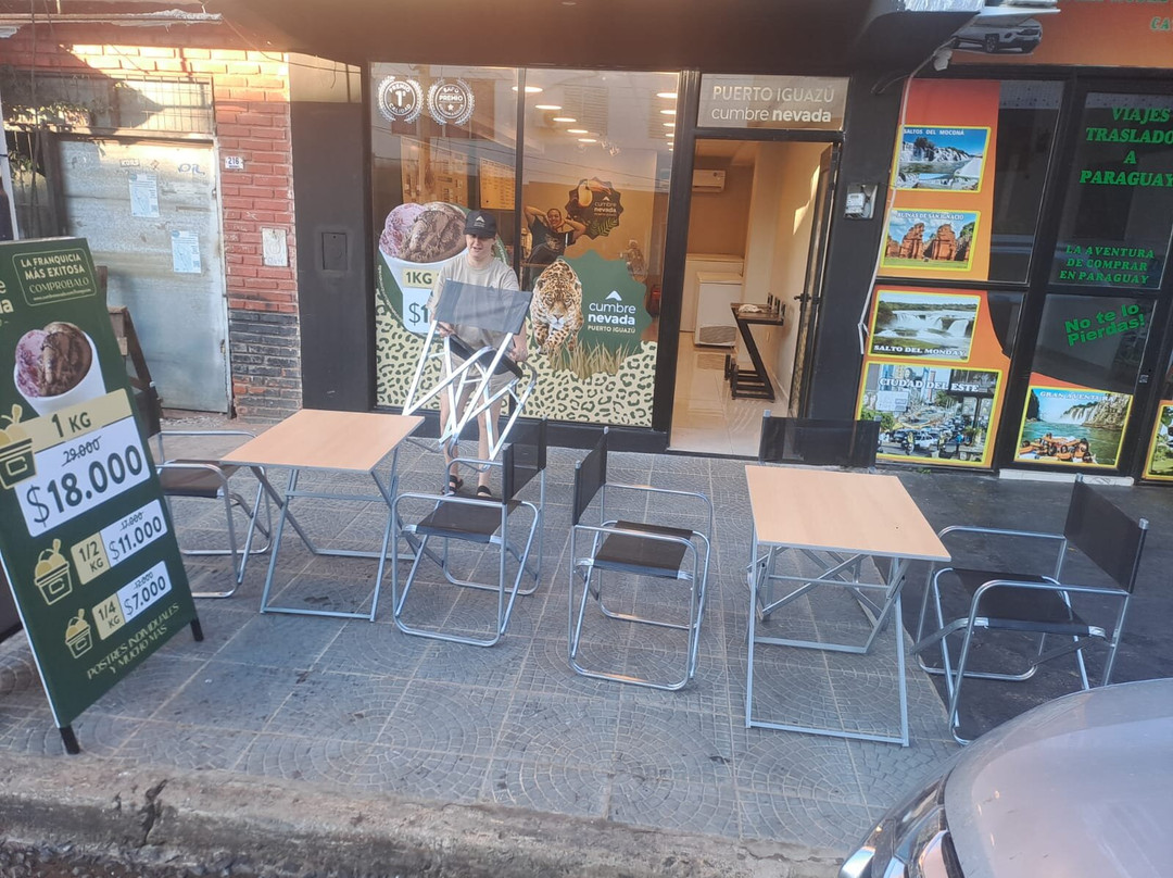 Heladería Cumbre nevada Puerto Iguazú