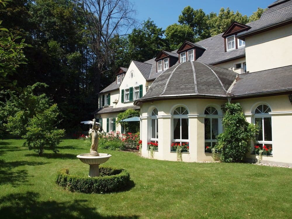 Hotel Bellevue Schmoelln-浴室