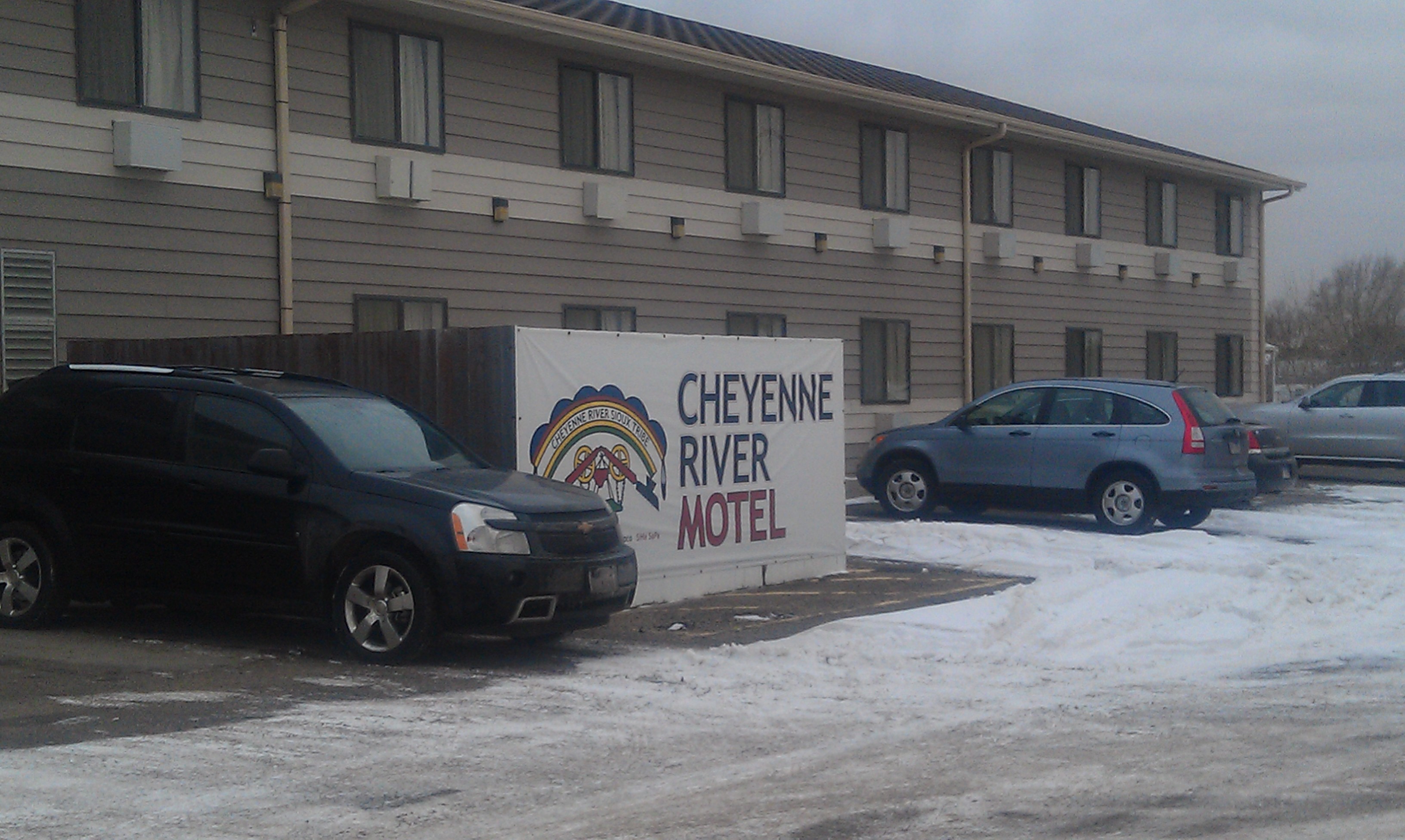 Cheyenne River Motel-泳池