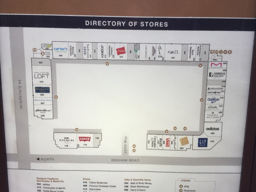 哥伦比亚峡谷奥特莱斯名品购物中心-劳特代尔必去景点
