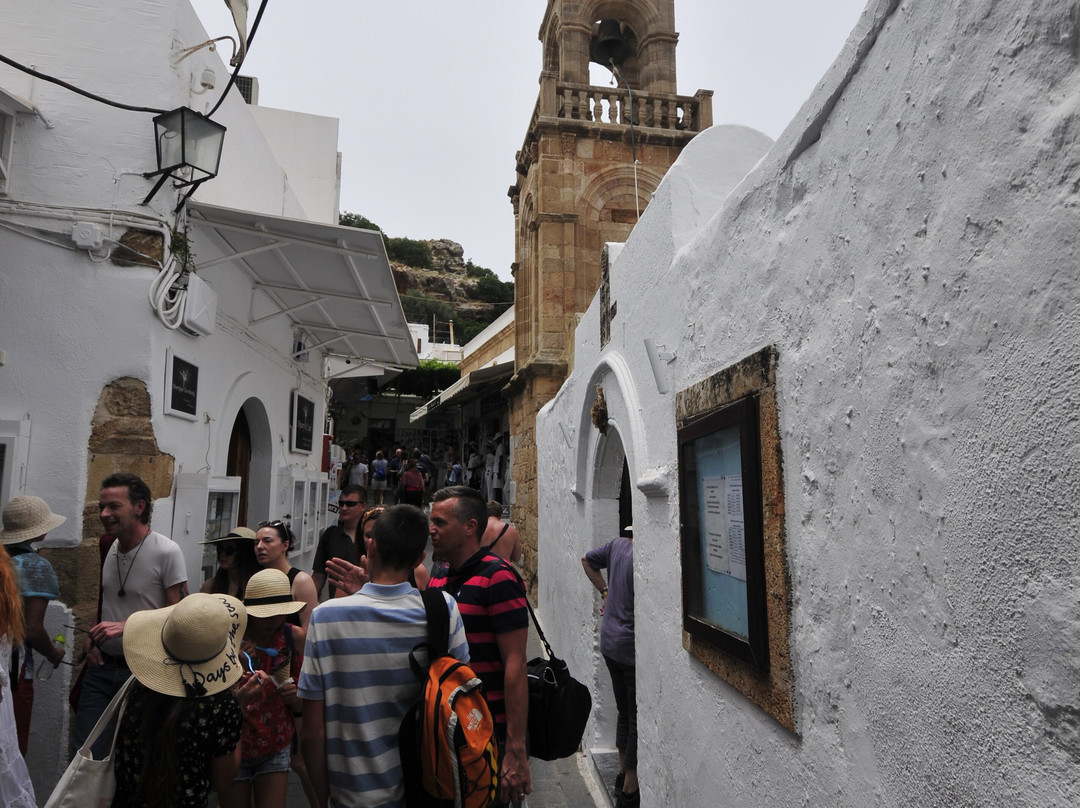 The Church of the Panagia-林多斯必去景点