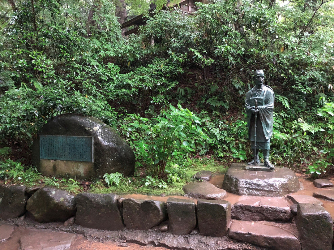 Matsuo Basho Statue-平泉町必去景点