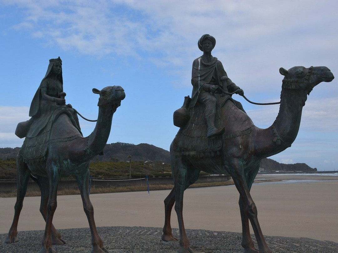 Tsuki No Sabaku Memorial Statue-御宿町必去景点