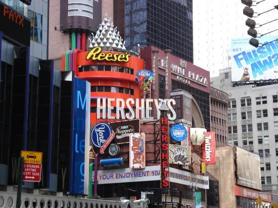 时代广场好时巧克力店景点图片